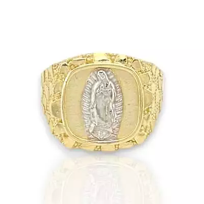 Virgin Mary Ring - 10k Yellow Gold • $339.99