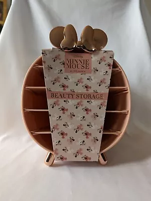 Disney Minnie Mouse Beauty Storage Make Up Pink & Gold Primark • £15.99