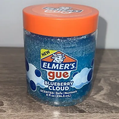 Elmers Glue Pre Made Slime Blueberry Cloud Scent Scented 8 Oz Glue  NEW • $9.99