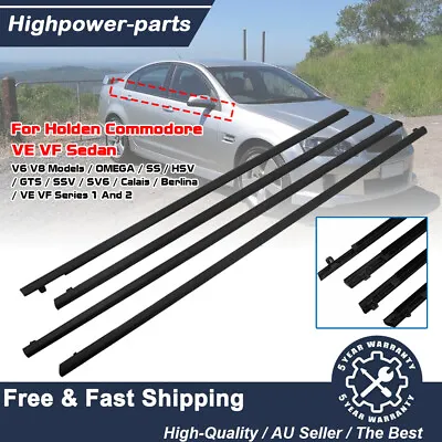 For Holden Commodore VE VF Sedan V6 V8 Outer Door Rubber Weather Window Seal AU • $69.50