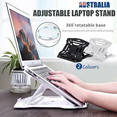 $15.57 • Buy Ergonomic Adjustable Laptop Stand Portable Home Office Desk Riser Holder Tray AU