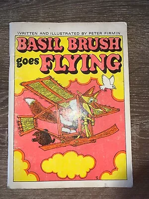 Basil Brush Goes Flying - Vintage Story Book 1975 By Peter Firman (paperback) • $8.95