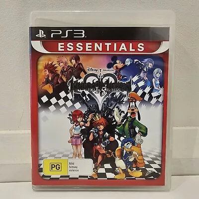 Kingdom Hearts HD 1.5 ReMIX Disney Square Enix Game Playstation 3 PS3 Manual • $14.88