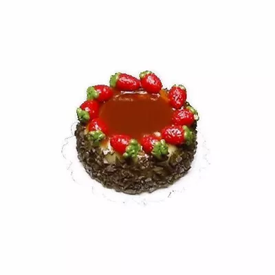 Dollhouse Miniature Raspberry Cream Berry Cake Handcraft For Doll House Bakery • $6.95