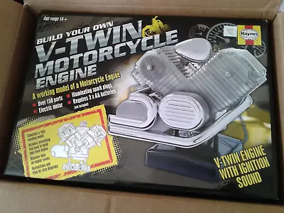 $74.95 • Buy MOTORCYCLE ENGINE Model Kit:  Haynes V -Twin With Sound. NEW!