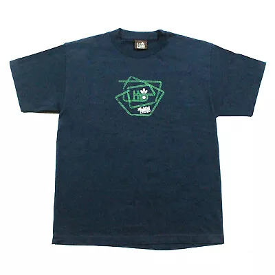 Habitat Skateboard T-Shirt Stripes Logo Navy - Youth Kids Extra Large • $13.95