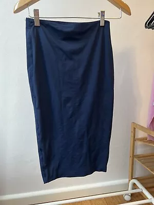 Kookai Navy Midi Skirt Size 1 • $23