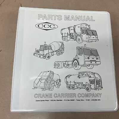 Crane Carrier CCC LT484 CAB FORWARD TRUCK PARTS MANUAL CATALOG BOOK LIST GUIDE • $79.99