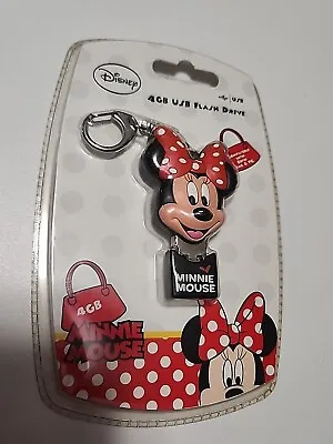 Disney Minnie Mouse 4 GB USB Key Chain Flash Drive New Sealed • $13