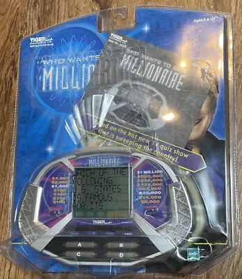 £16.86 • Buy Who Wants To Be A Millionaire Handheld Electronic Game Tiger 2000