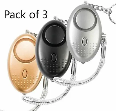 £9.39 • Buy 3x Police Approved Alarm Personal Panic Rape Attack Safety Security Alarm 245DB 
