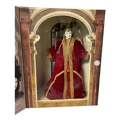 $31 • Buy Vintage Queen Amidala Red Senate Gown Doll Portrait Edition 1999 Star Wars
