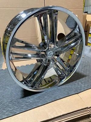 VCT Stinger 22x8.5 Chrome *Single Wheel* 5-115 5-127  +38mm ET 73.1mm • $375