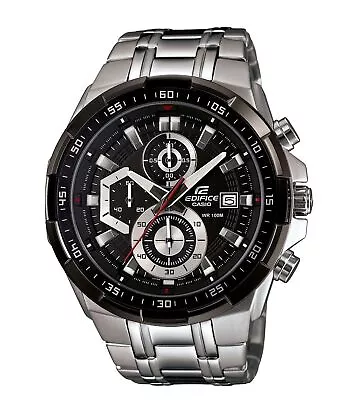 Casio Edifice Chronograph Black Dial Men's Watch-EF-539D-1AVDF (ED369) • $166.54