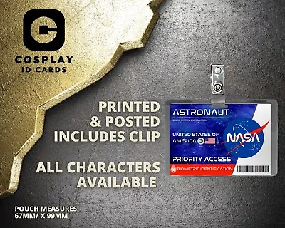 NASA ID Badge | Choose Style | Costume Cosplay Prop | Fancy Dress | ID Card • £6.99