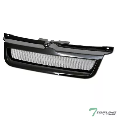 Topline For 1999-2005 Jetta Mk4 Aluminum Mesh Front Hood Bumper Grille - Black • $45