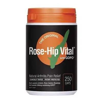 Rose-Hip Vital Natural Arthritis Pain Relief Caps X250 • $42.99