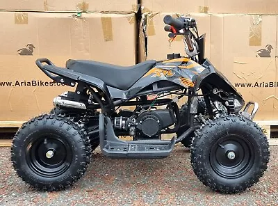 QUAD BIKE Mini Quad Black 50cc Quad Rev / Go 6  WHEELS UK Delivery 24 Hr • £999.99