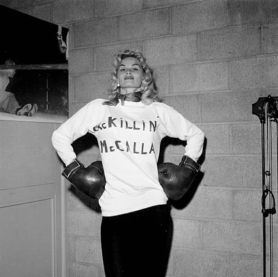 $9 • Buy Actress Irish Mccalla Poses In A Killin Mccalla Shirt In LA 1956 OLD PHOTO 4