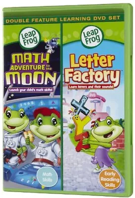 Leapfrog: Math Adventure To The Moon/ Letter Factory - Double Feature [DVD] ... • $8.12