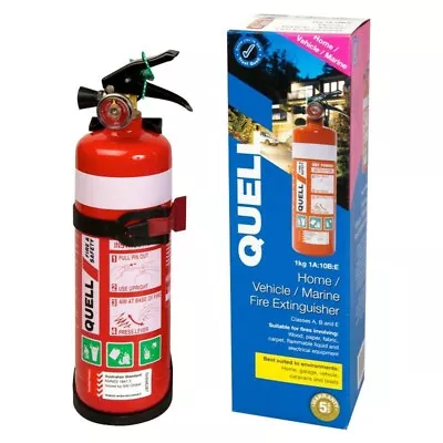 QUELL 1kg Auto/ Home/ Marine Fire Extinguisher 127415 • $93.48