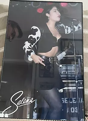 Selena Quintanilla Poster 11x17 Framed! Live! Unique Rare Shot! 1992. Only One. • $60