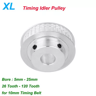 XL Timing Pulley 26-120T Bore 5-25mm With Steps Synchronous Wheels For 10mm Belt • $9.85