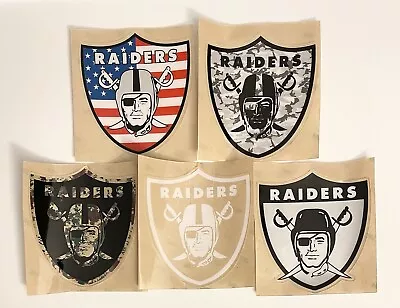 Oakland Raiders Full-Size Helmet Decals • $30