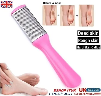 Foot RASP File Callus Remover Hard Rough Dead Skin Scrubber Dual Sided Pedicure • £2.25