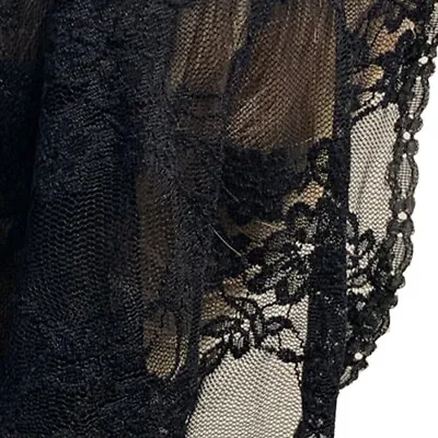 Lace  Chapel Veil Handmade SMALL  Black  Mantilla Catholic Latin Mass Head Cover • $17