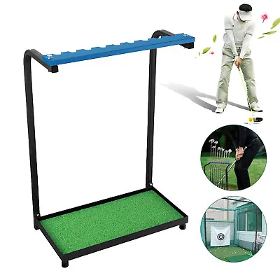 Golf Club Display Rack Metal Golf Putter Storage Organizer 9Clubs Floor Stand US • $42