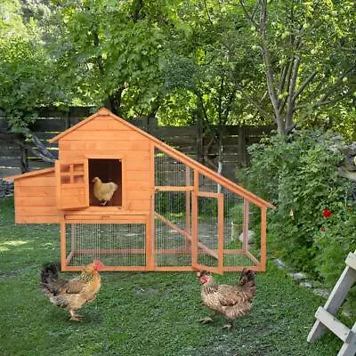 75  Rabbit Hutch Cage Chick Coop House 2-Story Wooden Hutch Backyard Outdoors • $99.90