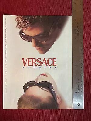 Versace Eyewear 1997 Print Ad - Great To Frame! • $6.95