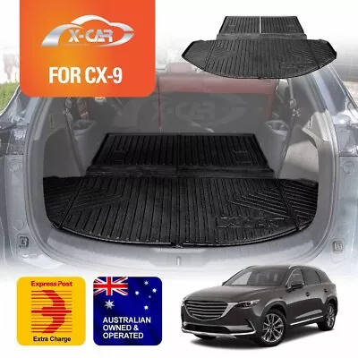 Heavy Duty Trunk Cargo Mat Boot Liner Luggage Tray For Mazda CX-9 CX9 2016-2024 • $49.95