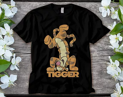 Disney Winnie The Pooh Tigger Upside Down Unisex T Shirt Adult Shirt 30267 • $19.99