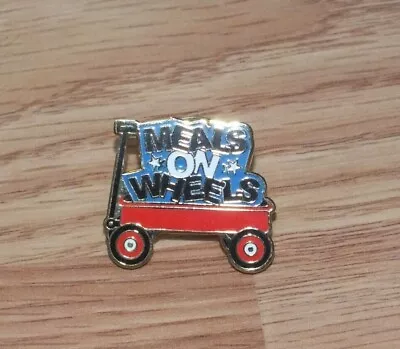 Multi Color Meals On Wheels Wagon Collectible Souvenir Lapel Pin • $35.08