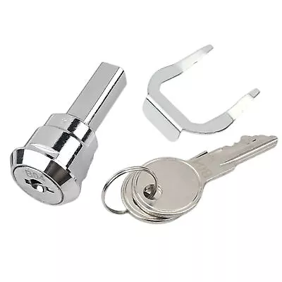 Desk Drawer Toolbox Lock Iron Cabinet Insert Linkage Drawer Lock With 2 Keys Set • $12.69