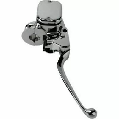 Harley 96-11 FL FX XL Hydraulic Chrome Front Brake Master Cylinder - 9/16  Bore • $204.95