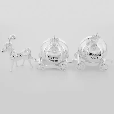 My First Tooth & Curl Gift Set Silverplated Cinderella Horse And Carriage  • £20.48