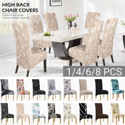 Stretch Dining Chair Covers Large Seat Slipcover Spandex Wedding Cover Removable • $13.29
