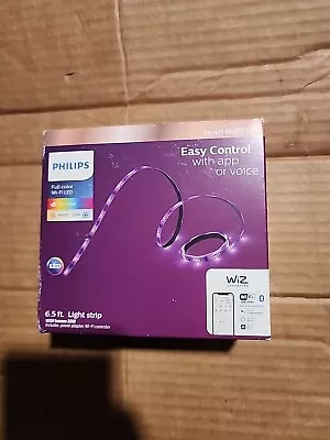 Philips (Wiz) 6.5ft Smart LED Light Strip 20W Tunable Wi-Fi Full Color • $17