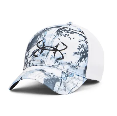 Under Armour UA Men's FISH HUNTER Hook Mesh Back Carolina Camo Stretch Fit Cap • $25