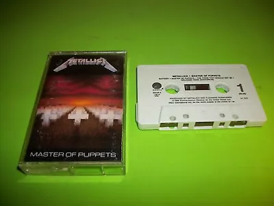 Master Of Puppets By Metallica (Cassette Tape) - TESTED  EX • $19.99