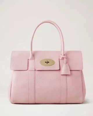 Mulberry 'Bayswater' Powder Rose Heavy Grain Twin Handle Tote Bag $1650 - BNWT • $1250