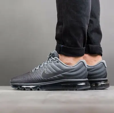 $159.99 • Buy New Mens Nike Air Max 2017 In Cool Grey/Anthracite-Dark Grey Colour Size US 10.5