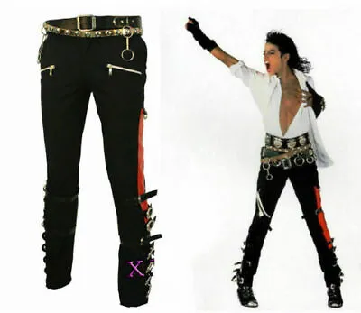 Original Michael Jackson BAD Concert Pants Trousers Cosplay Costume/ • $30.40