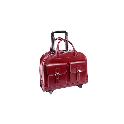 McKlein L Series Laptop Briefcase Red Leather (96186A) • $172.90