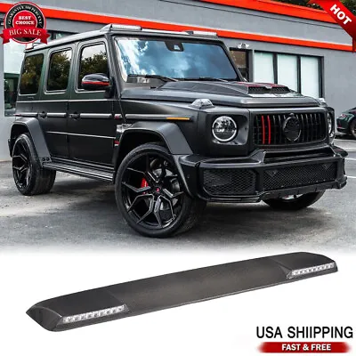 For Mercedes-Benz G-Class G550 G63 AMG 2019UP Front Roof Spoiler Carbon Fiber • $550.99