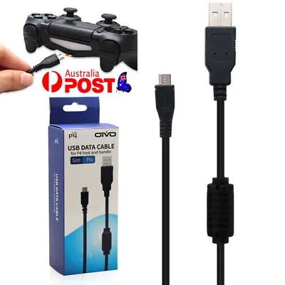 $16.32 • Buy 2x Charger Charging Cable Cord Sync USB Power For PS4 PLAYSTATION 4 CONTROLLER