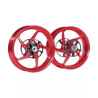 MOS Forged Aluminum Alloy Wheels Rims For Yamaha TMAX 530 560 2017-2021 - Red • $1702